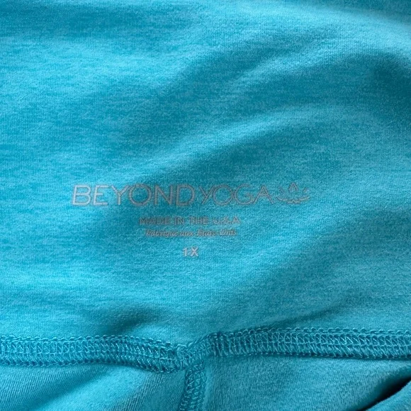 Beyond Yoga Vibrant Blue Leggings - Picture 2 of 6